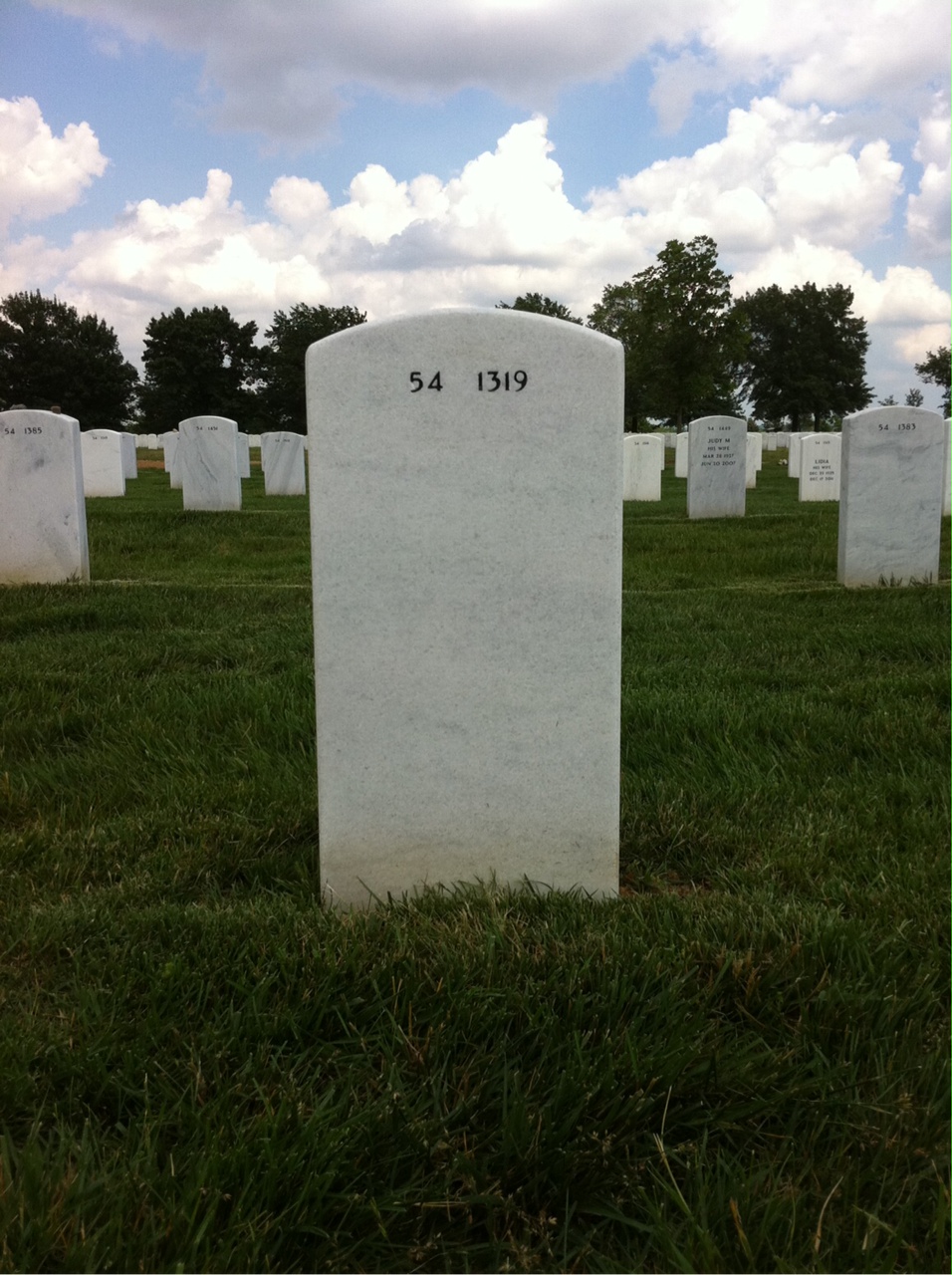 Back of headstone — Adriaan Supit