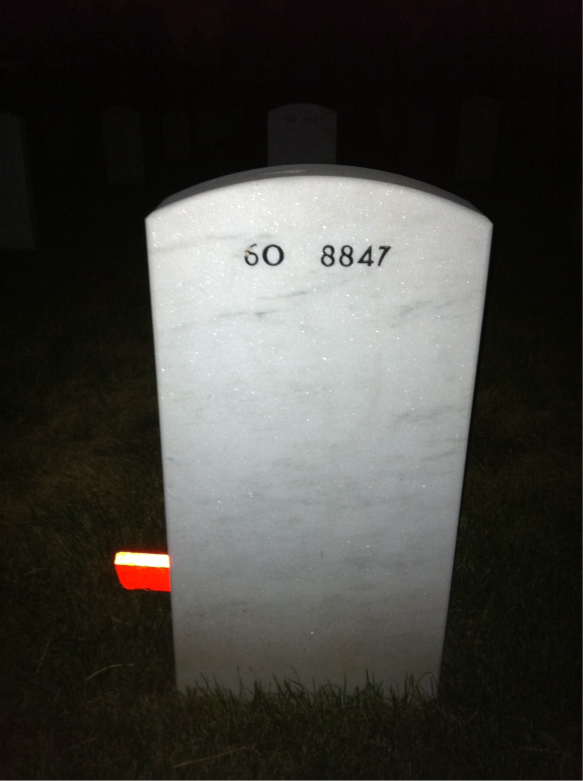 Back of headstone — Juan Baldeosingh