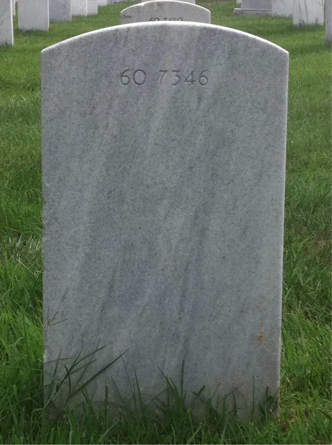 Back of headstone — Phillip Muise