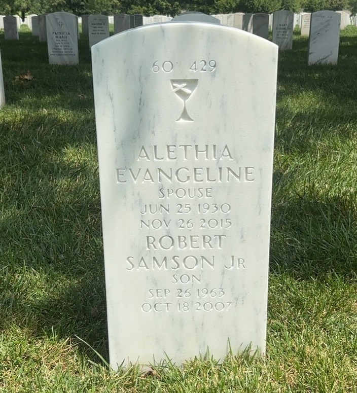 Back of headstone — Robert Miller
