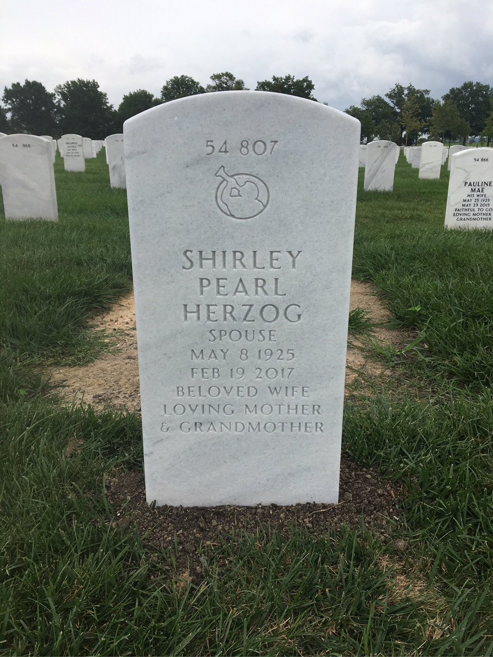 Back of headstone — Robert Lambourne