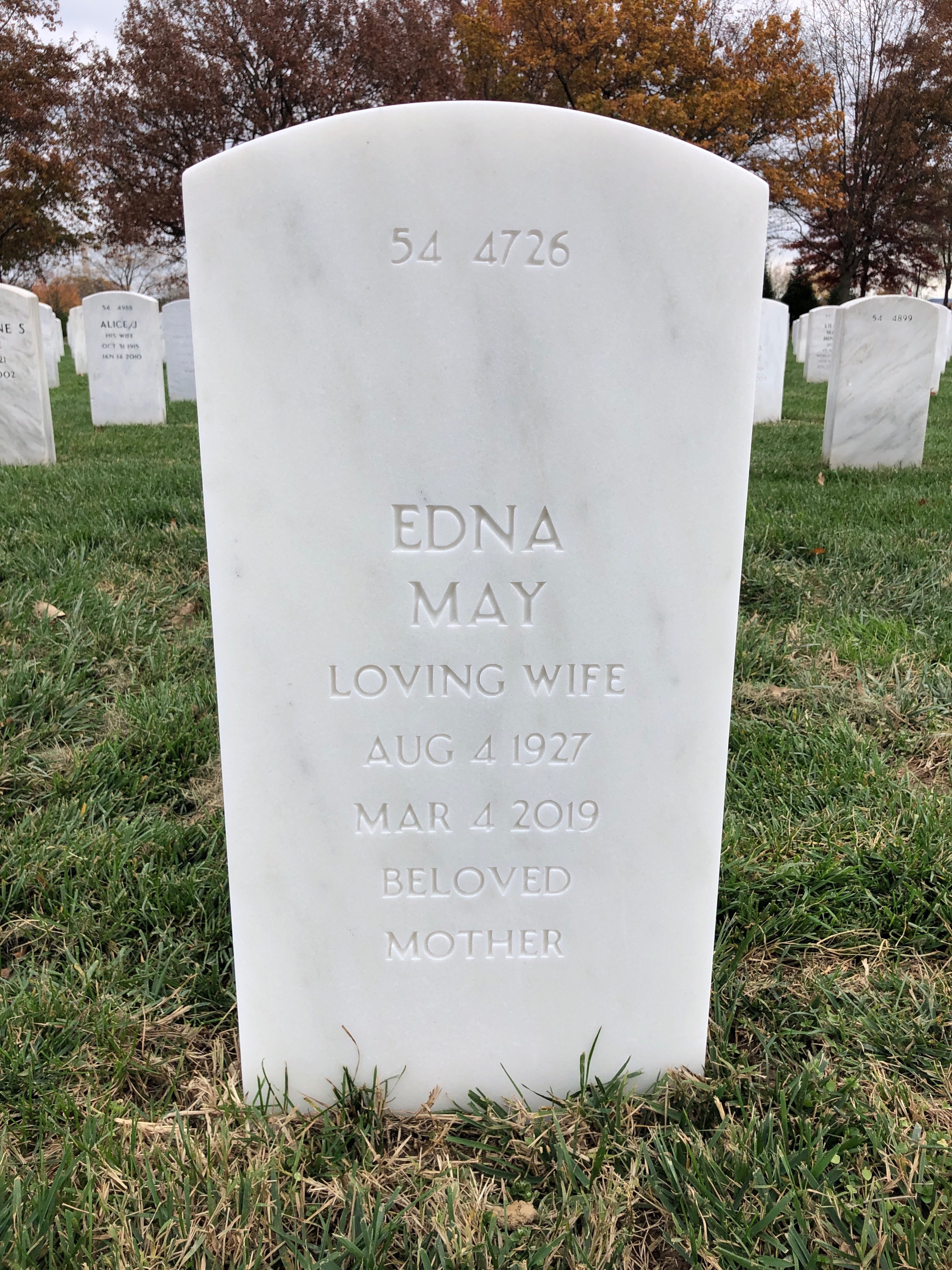 Back of headstone — John Pittenger