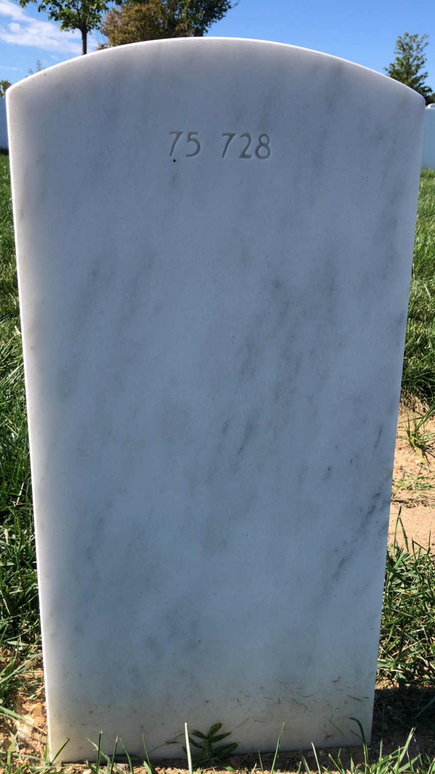 Back of headstone — Rodney Christopher Bevard