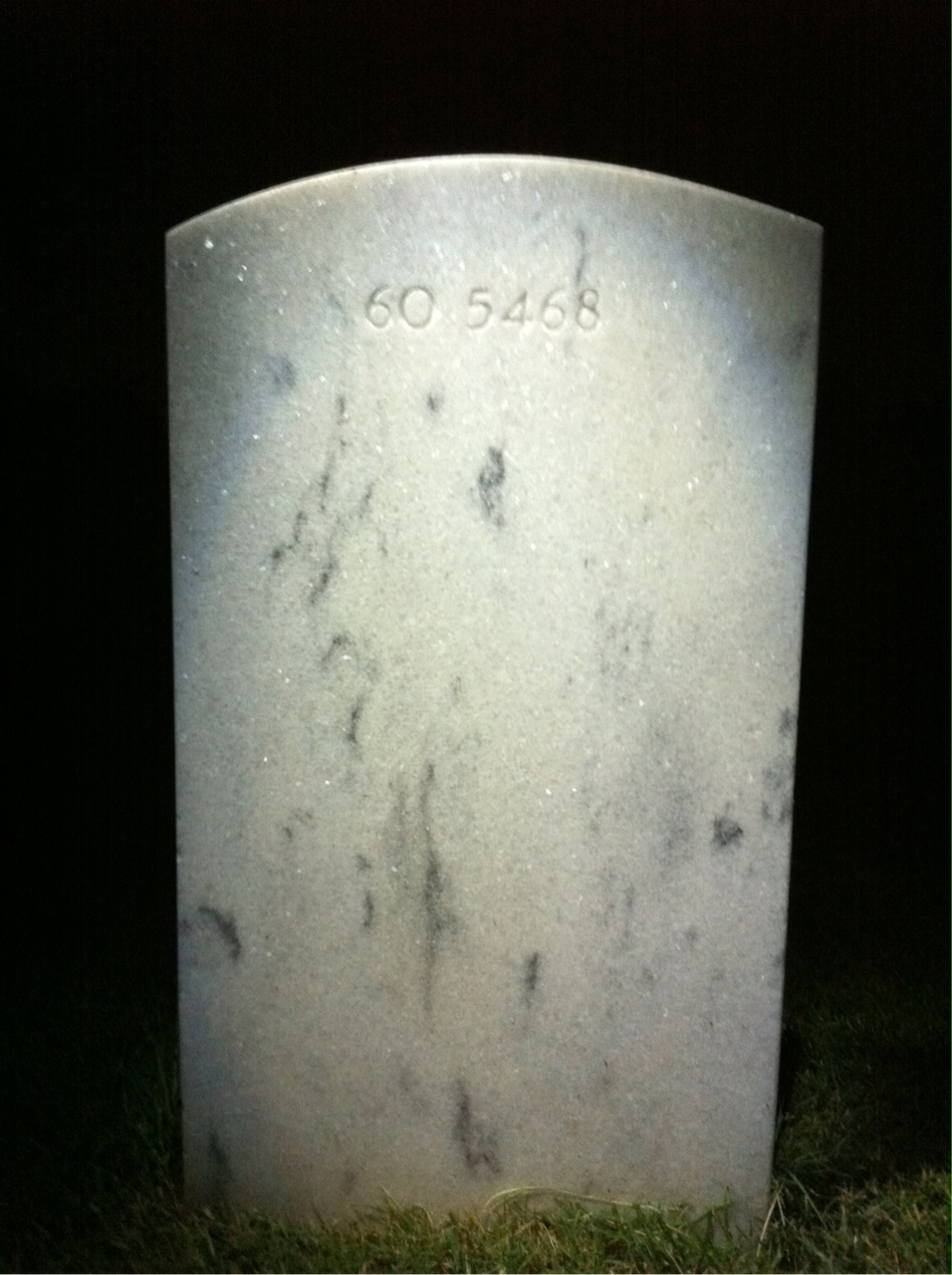 Back of headstone — Guillermo Morales