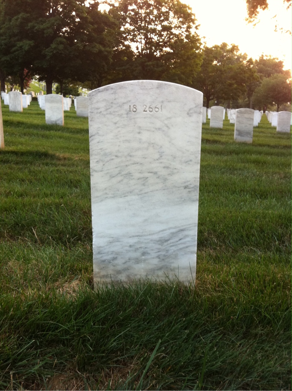 Back of headstone — Courtney Bailey