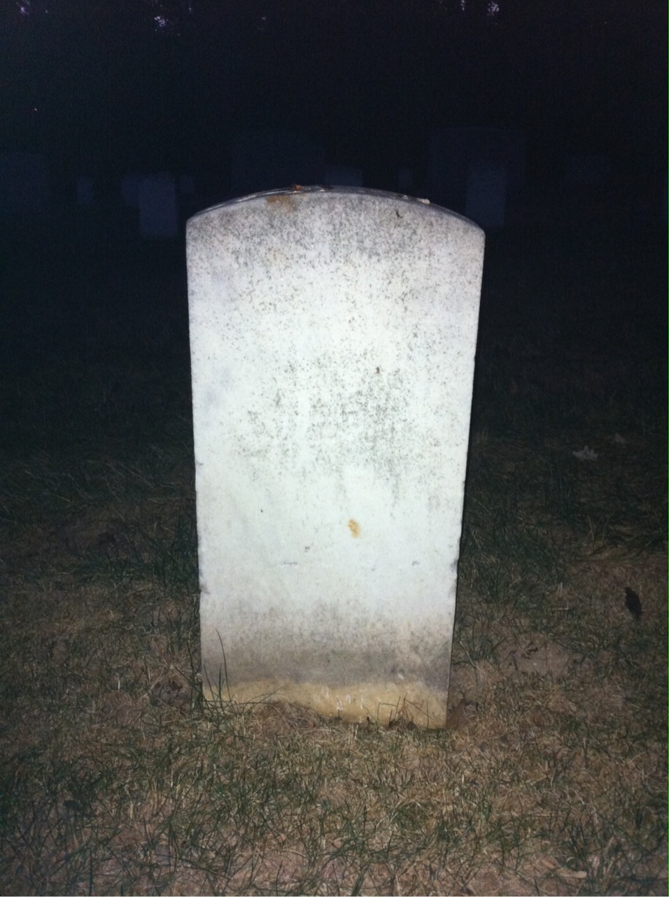 Back of headstone — Martha Minnich