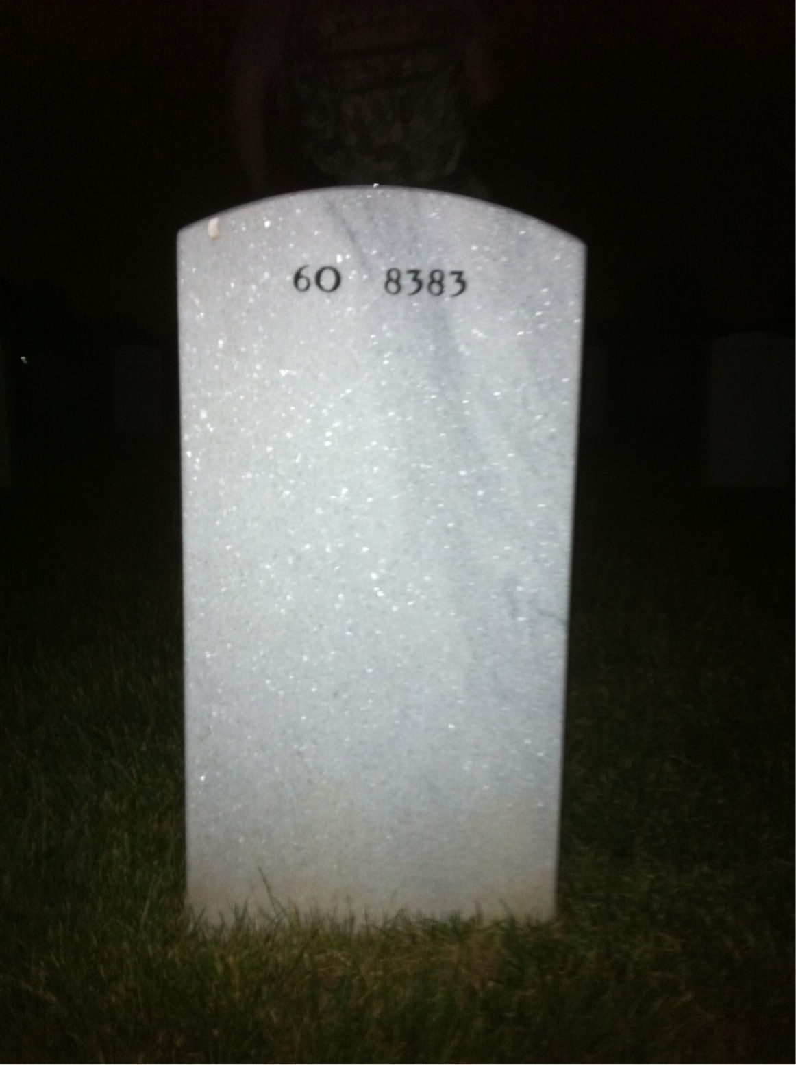 Back of headstone — Pascual Meza