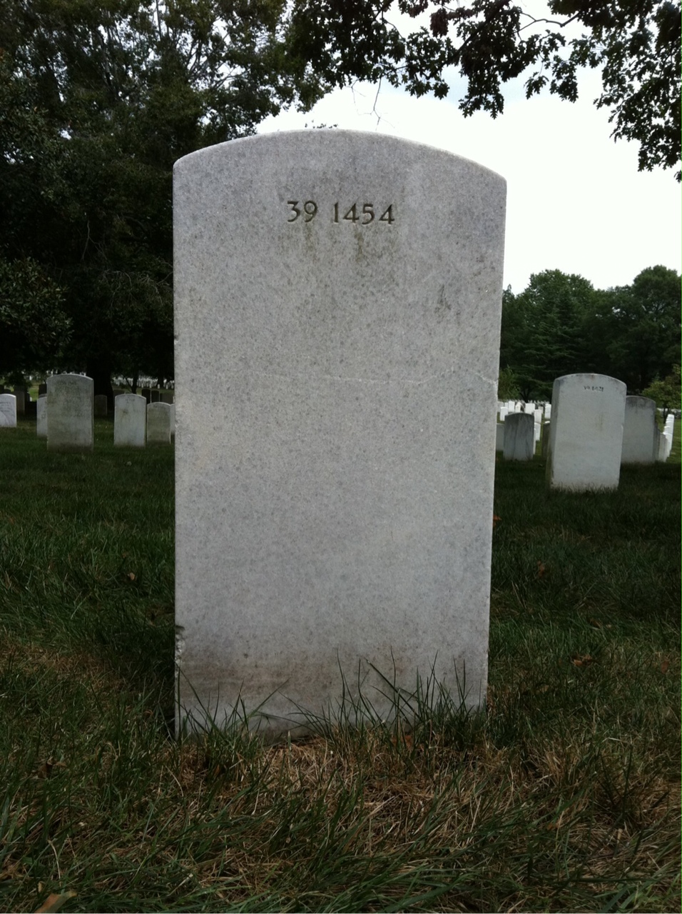 Back of headstone — Lorraine Aalto