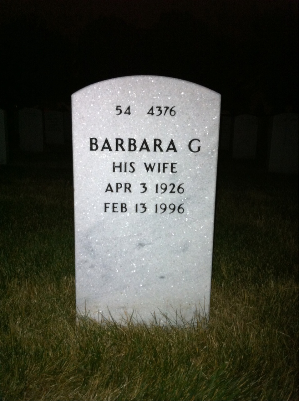 Back of headstone — Samuel Bridwell