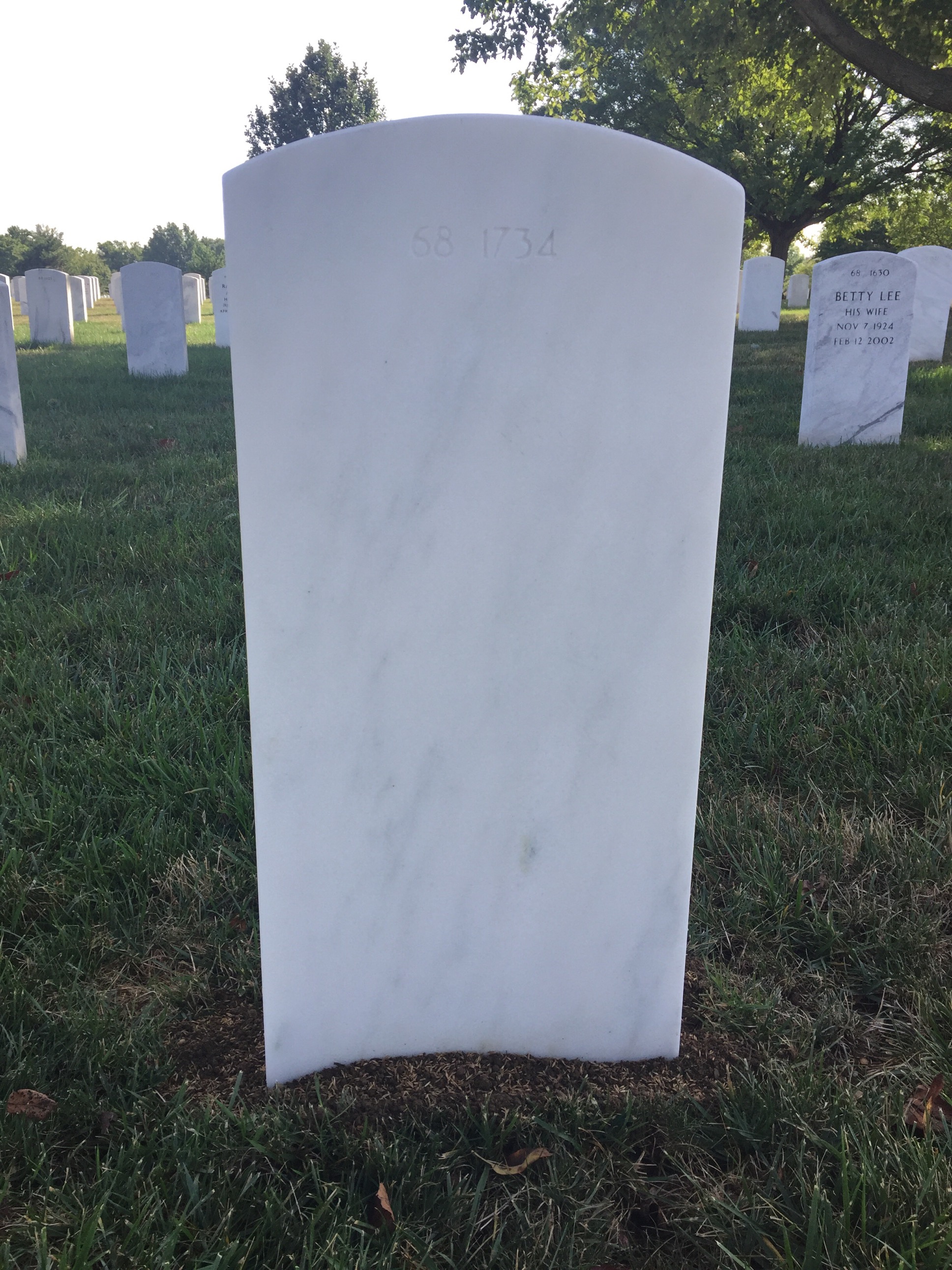 Back of headstone — Steven Migitz