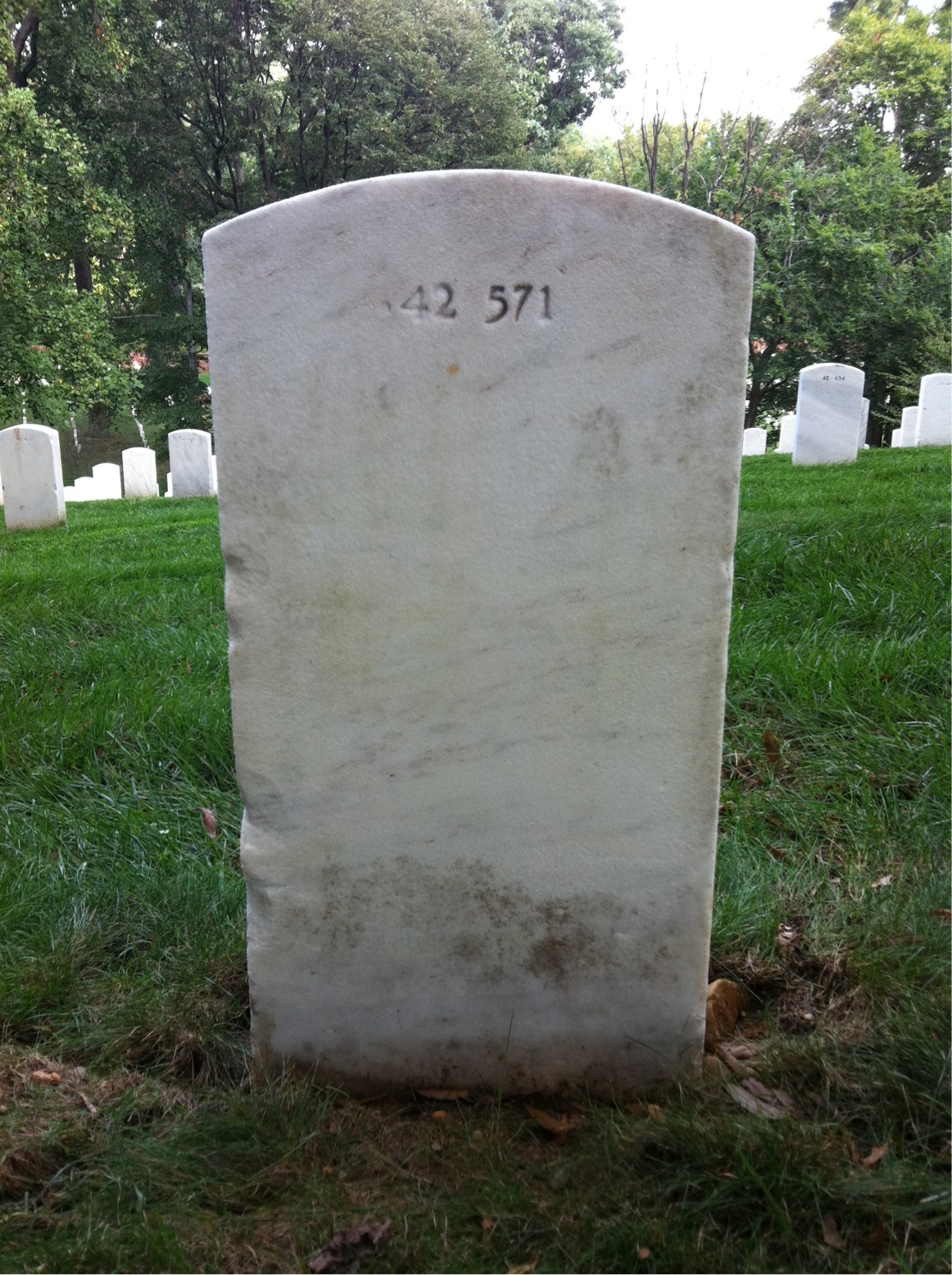 Back of headstone — Bettymae Moore