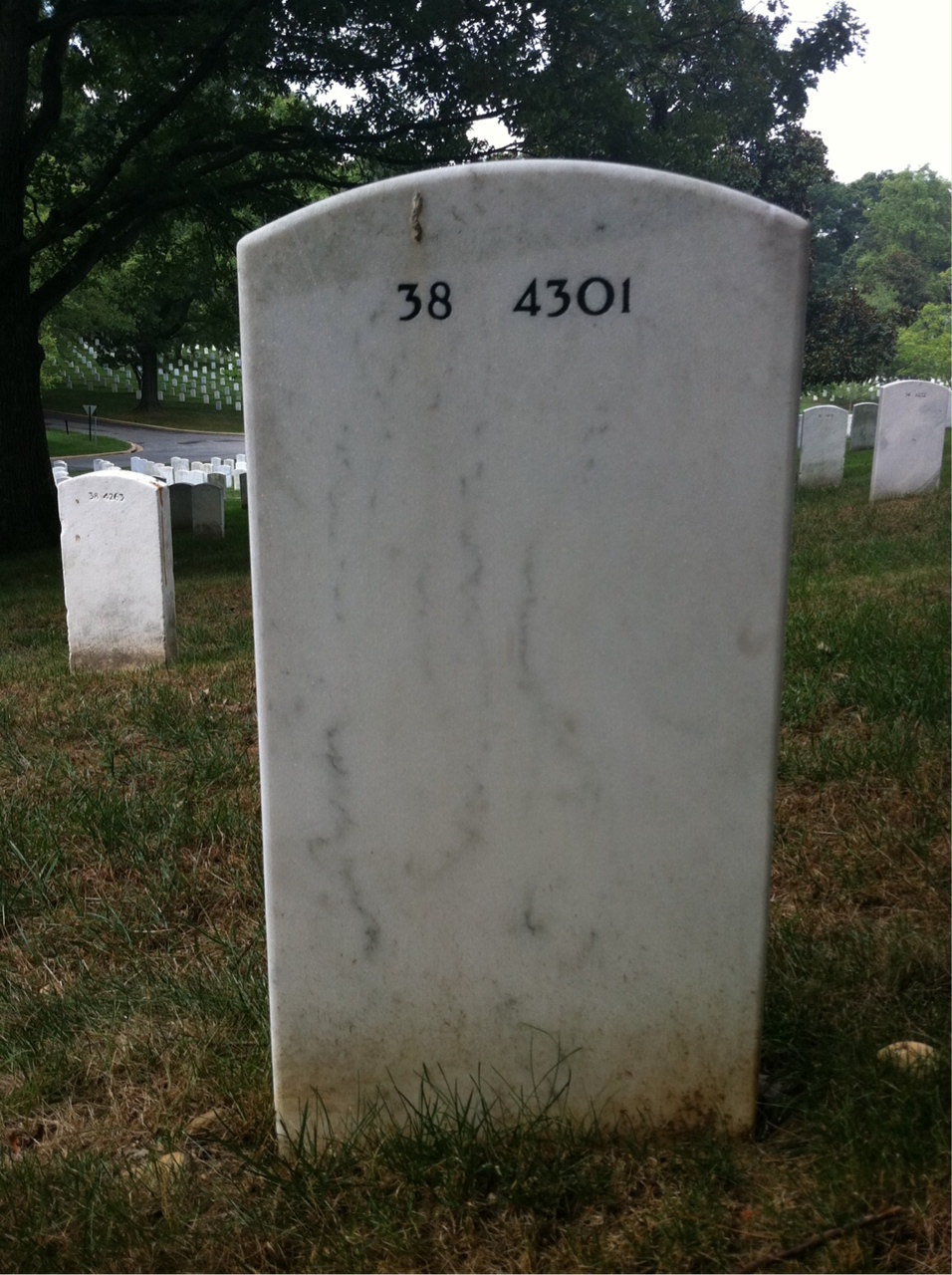 Back of headstone — Boyd Harris