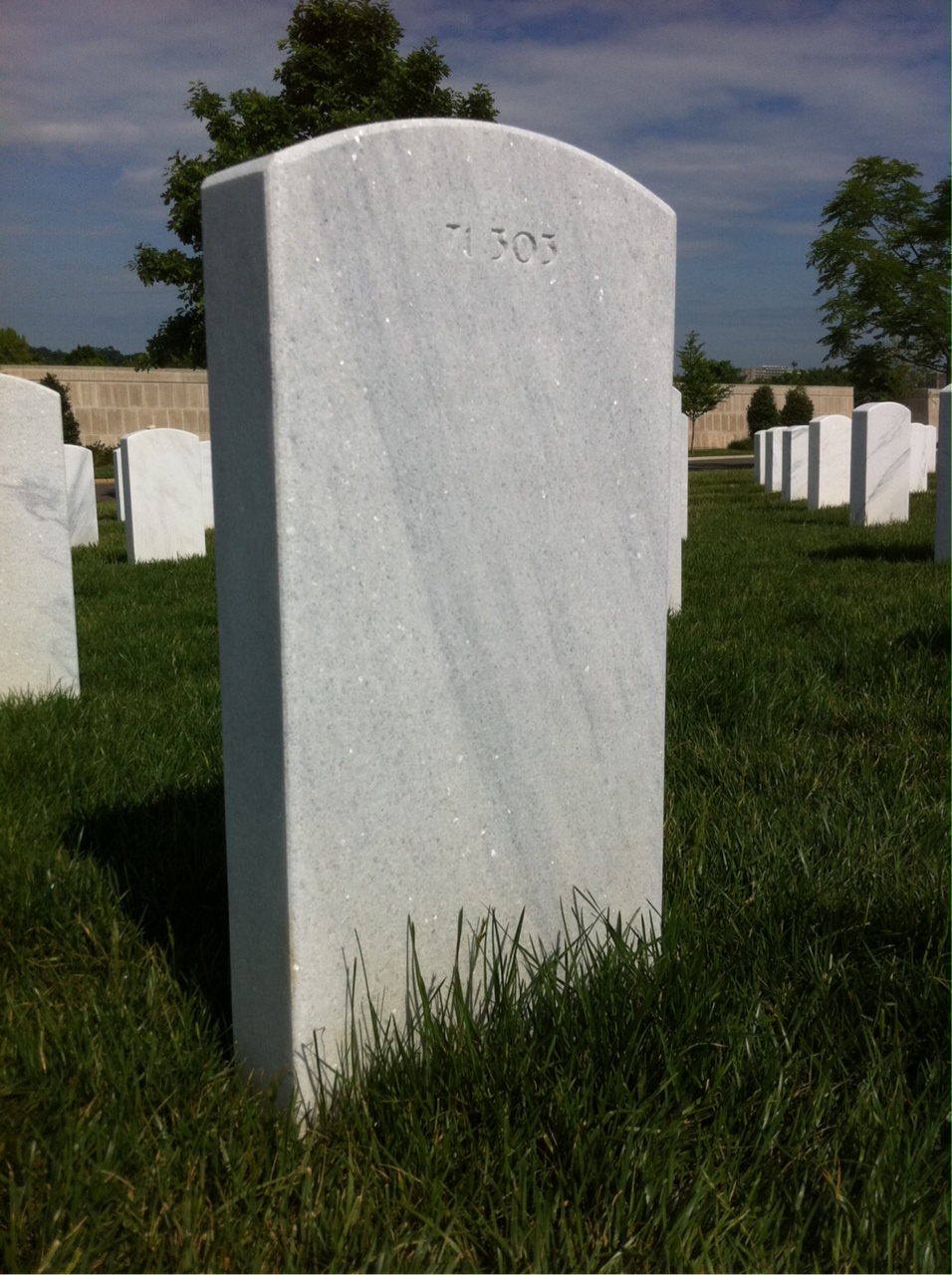Back of headstone — Thomas Mcnerney