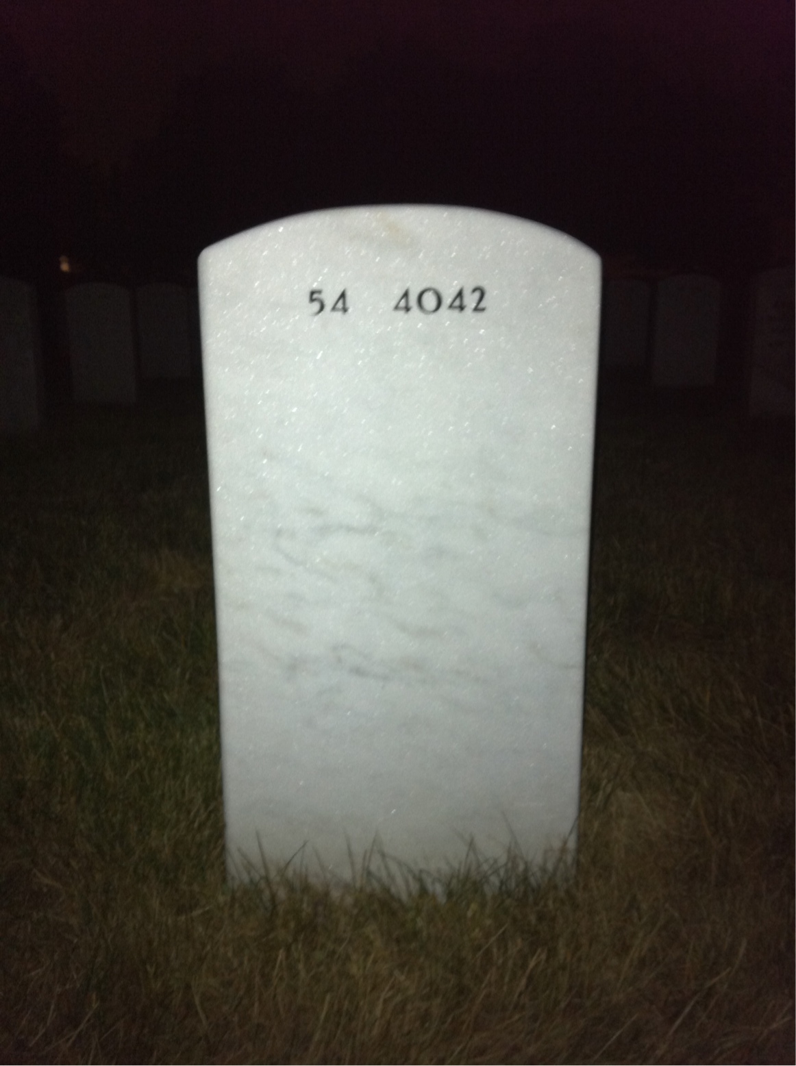 Back of headstone — Ramon Chezem