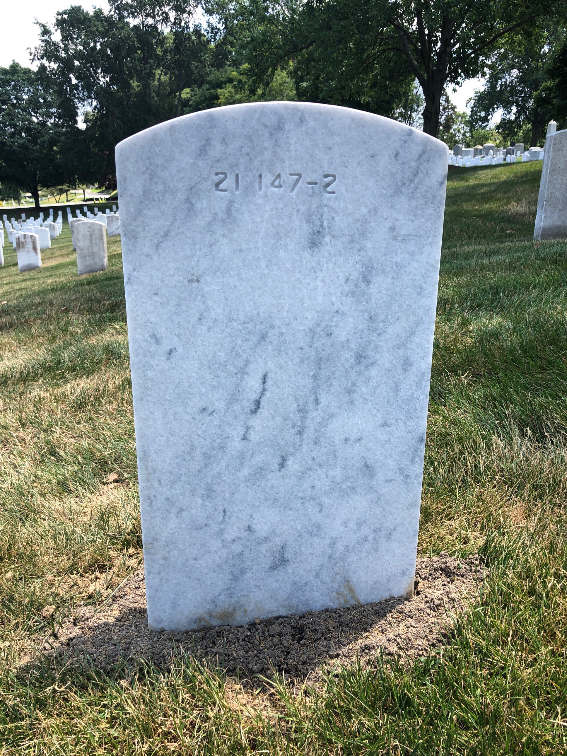 Back of headstone — Agnes Mcintyre