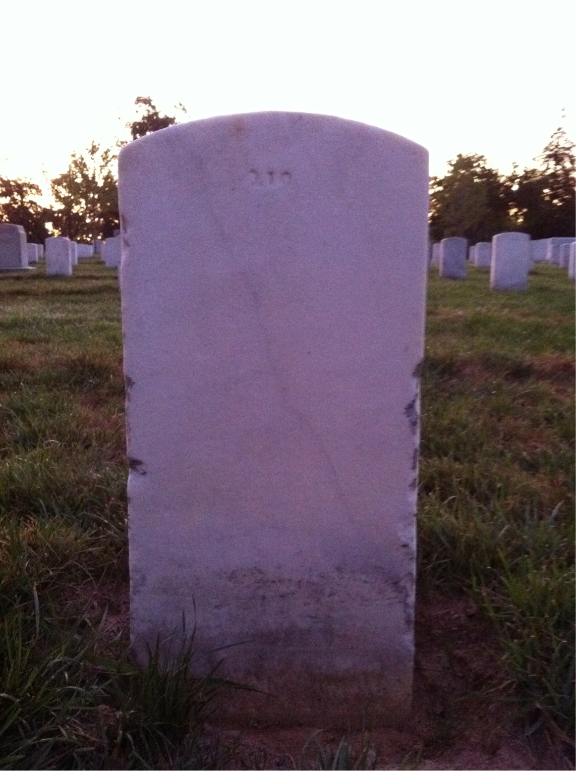 Back of headstone — Not Captured Cummings