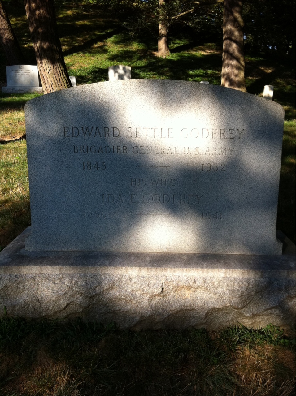 Headstone of Edward S. Godfrey
