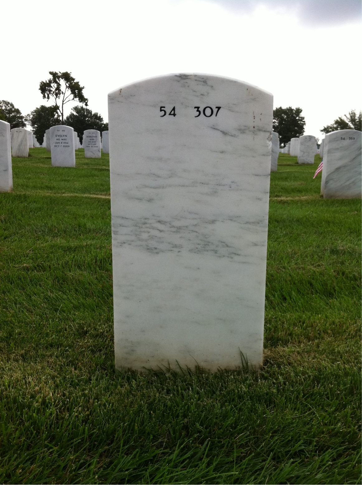 Back of headstone — Charles Smith
