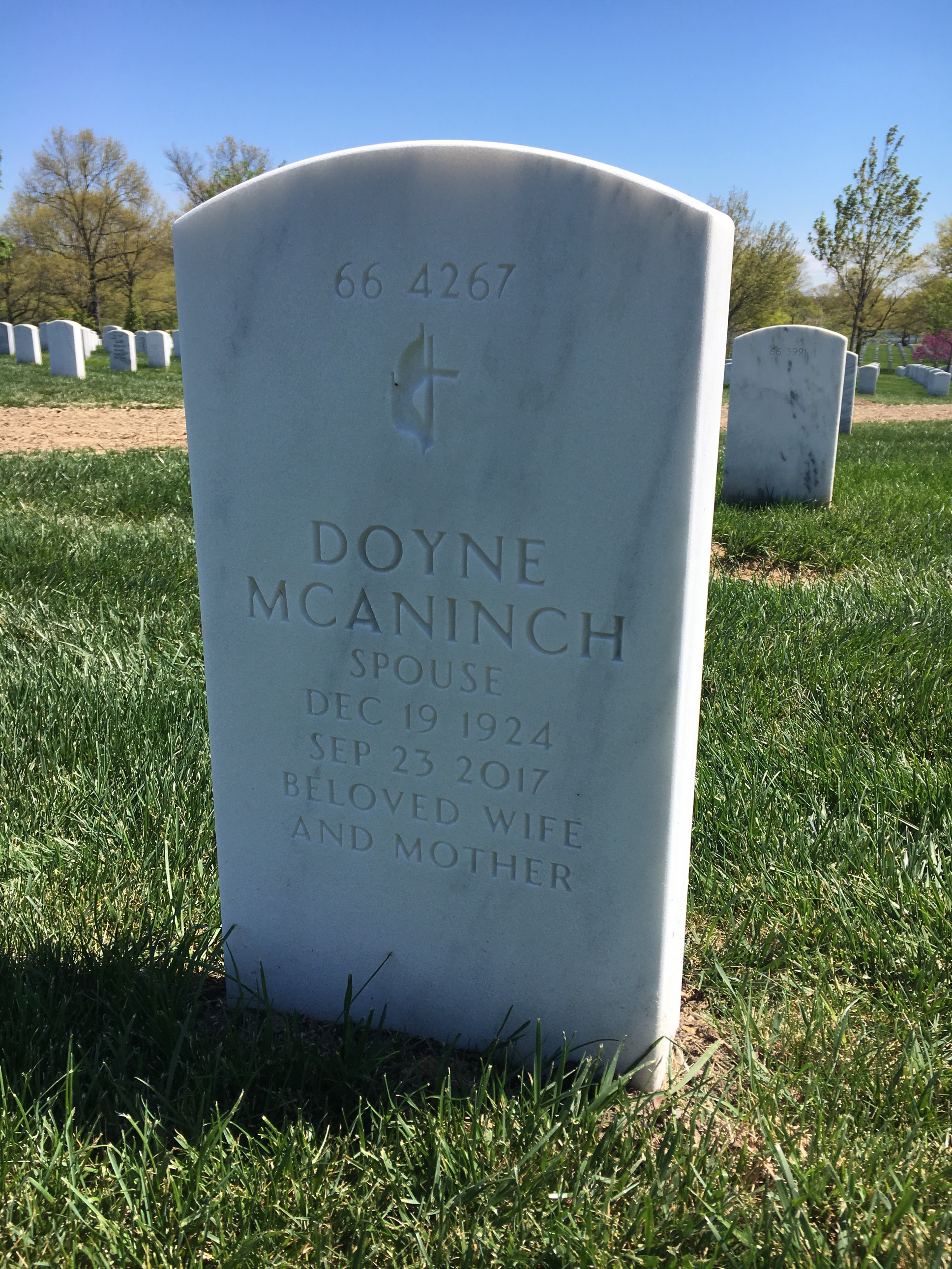 Back of headstone — Keith Bailey