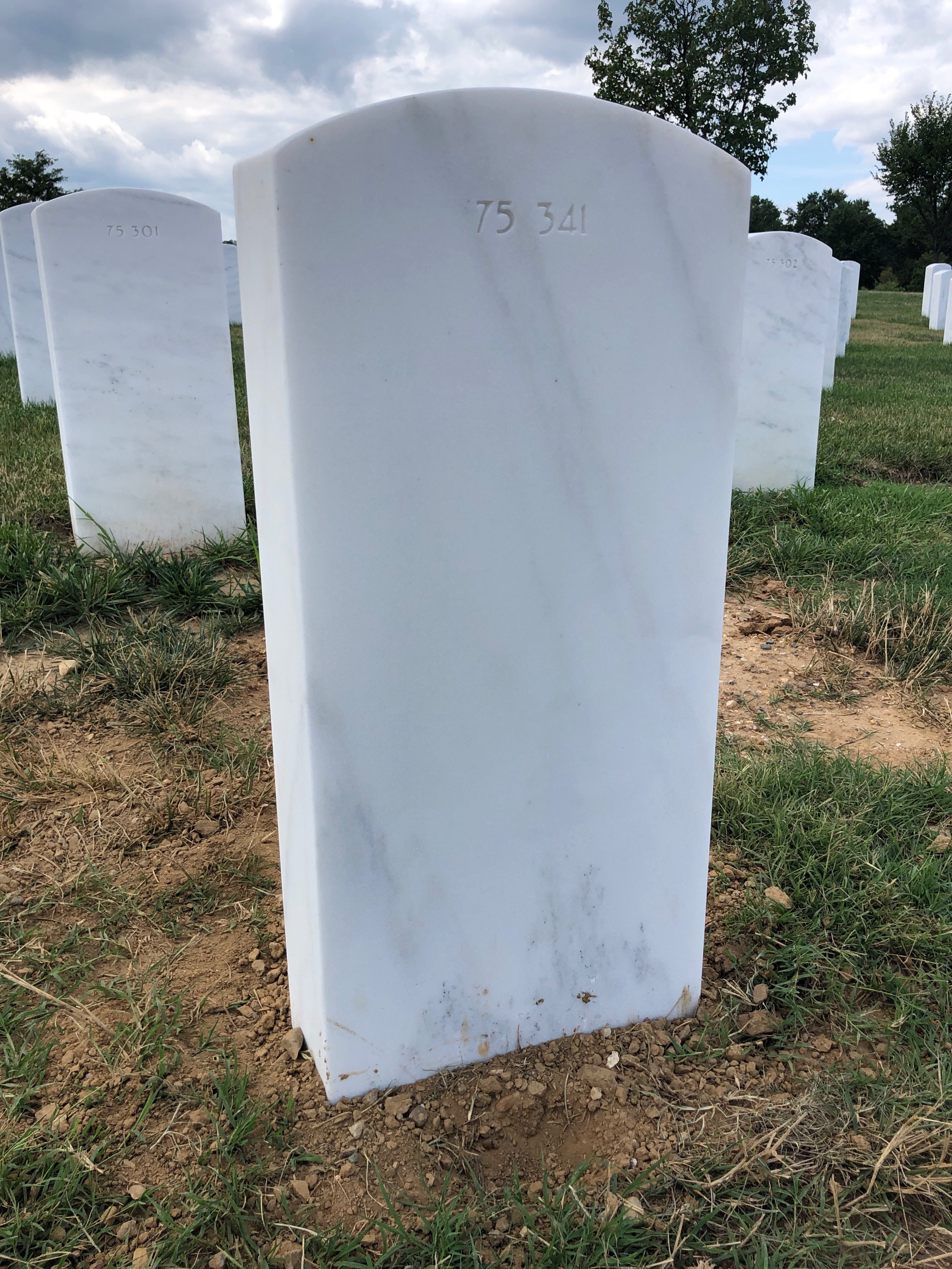 Back of headstone — William Arthur Buzzell