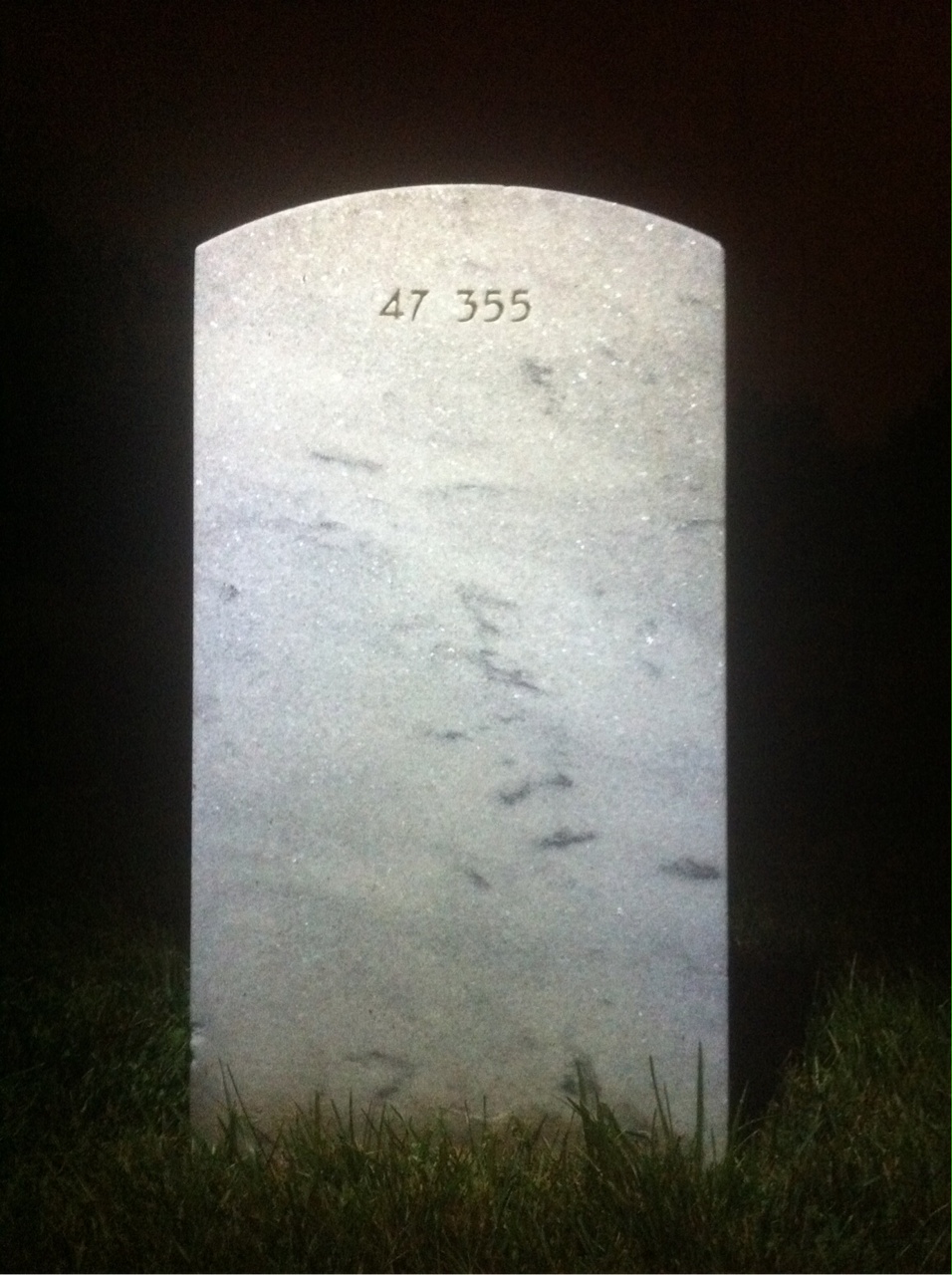Back of headstone — Dorothy Murkshe