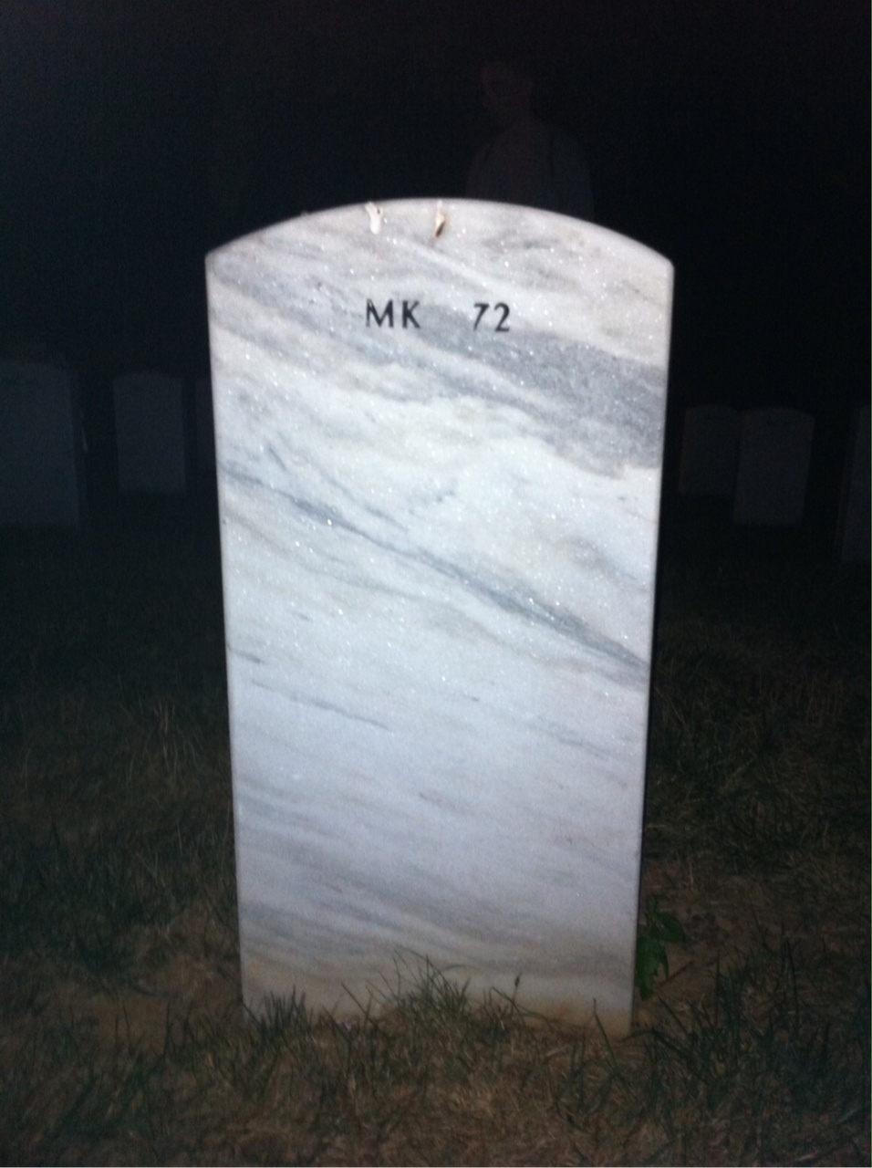 Back of headstone — Victor Miller