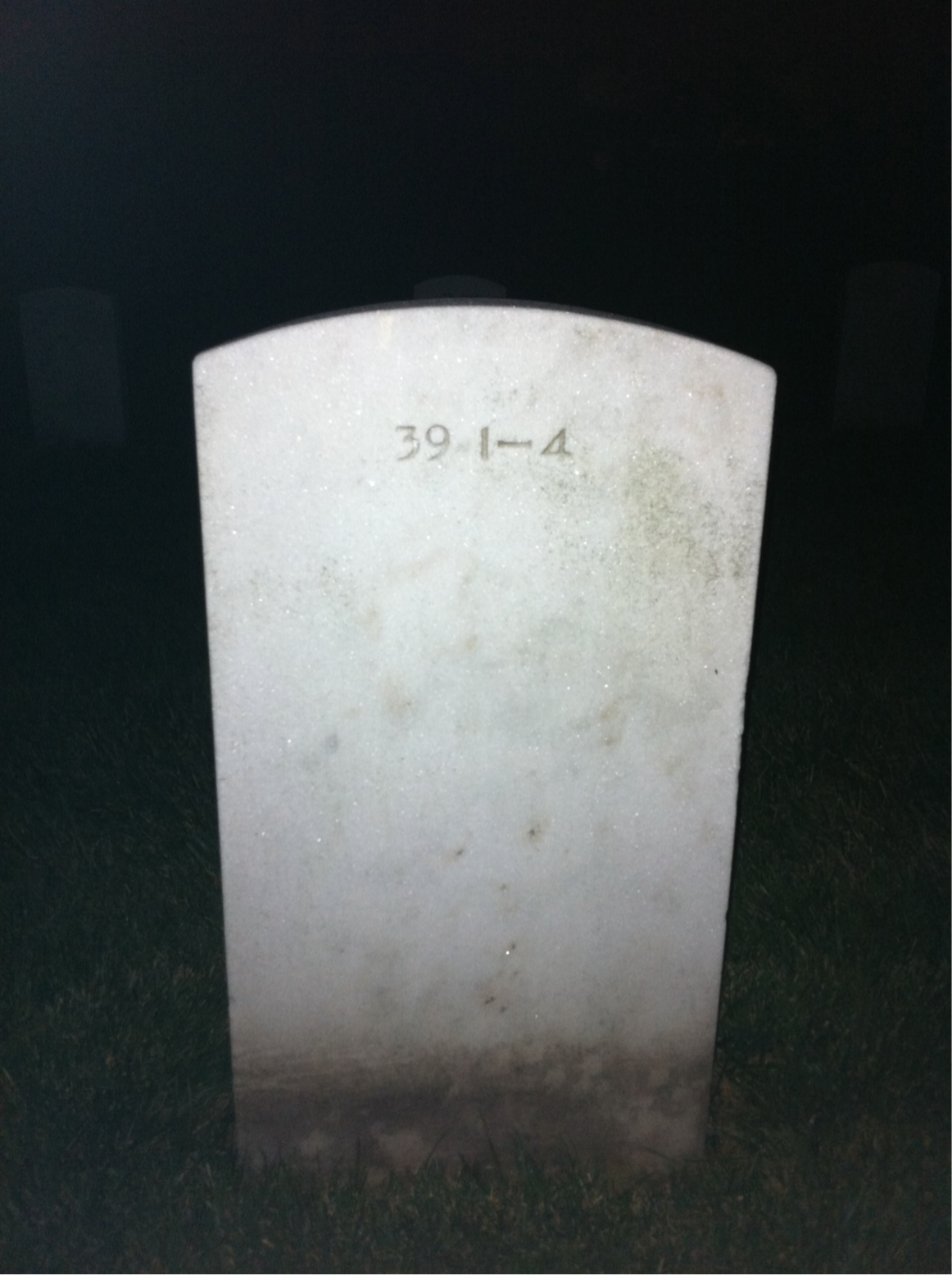 Back of headstone — Chester Bednar