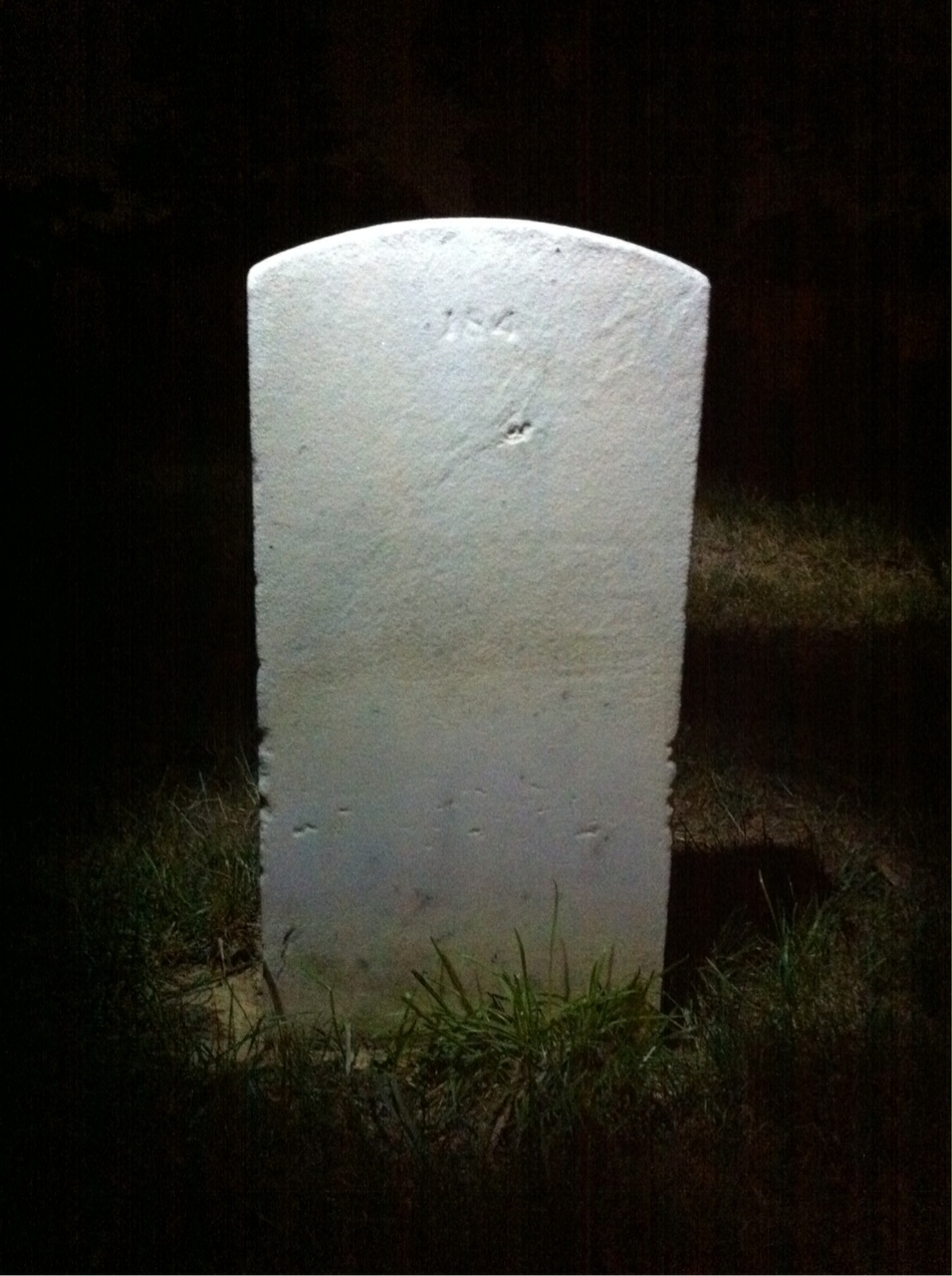 Back of headstone — Wilhmener Mullen