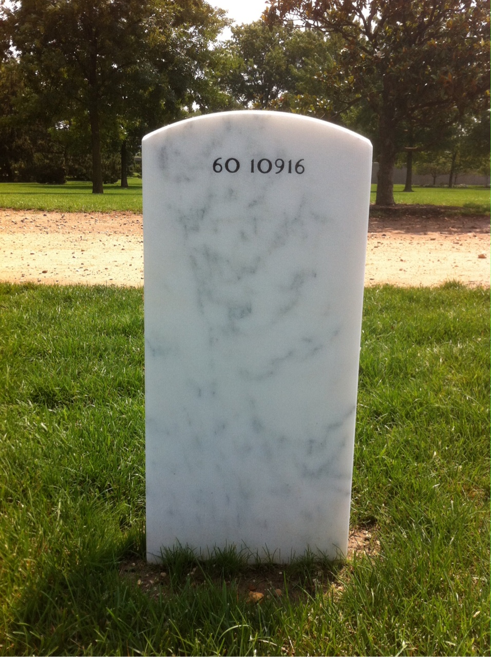 Back of headstone — William Lacy Deweese