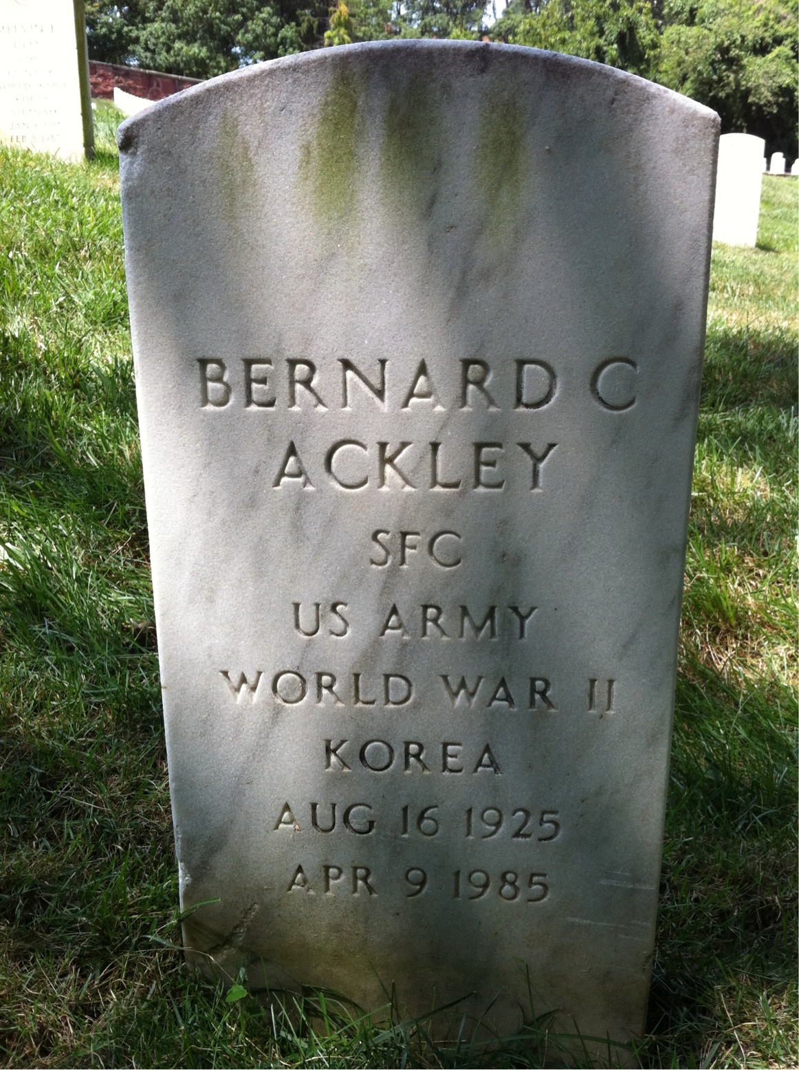 Bernard Ackley