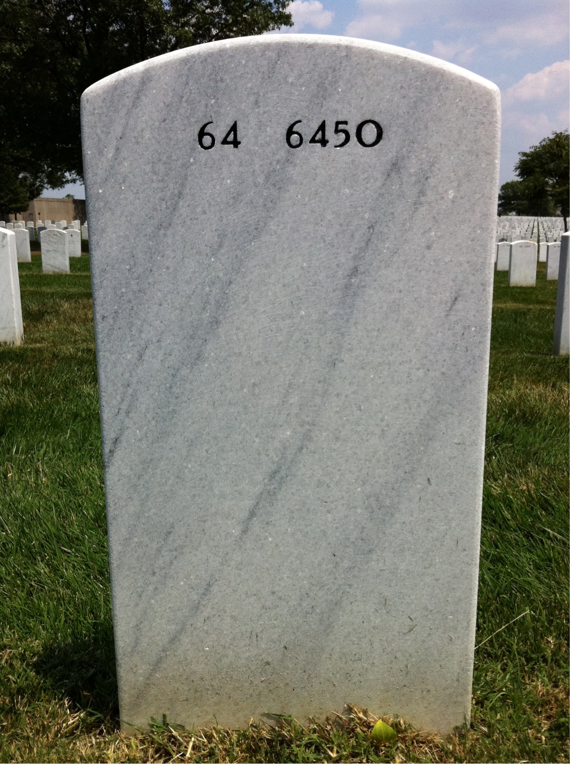 Back of headstone — Leila Seeley-Hufford