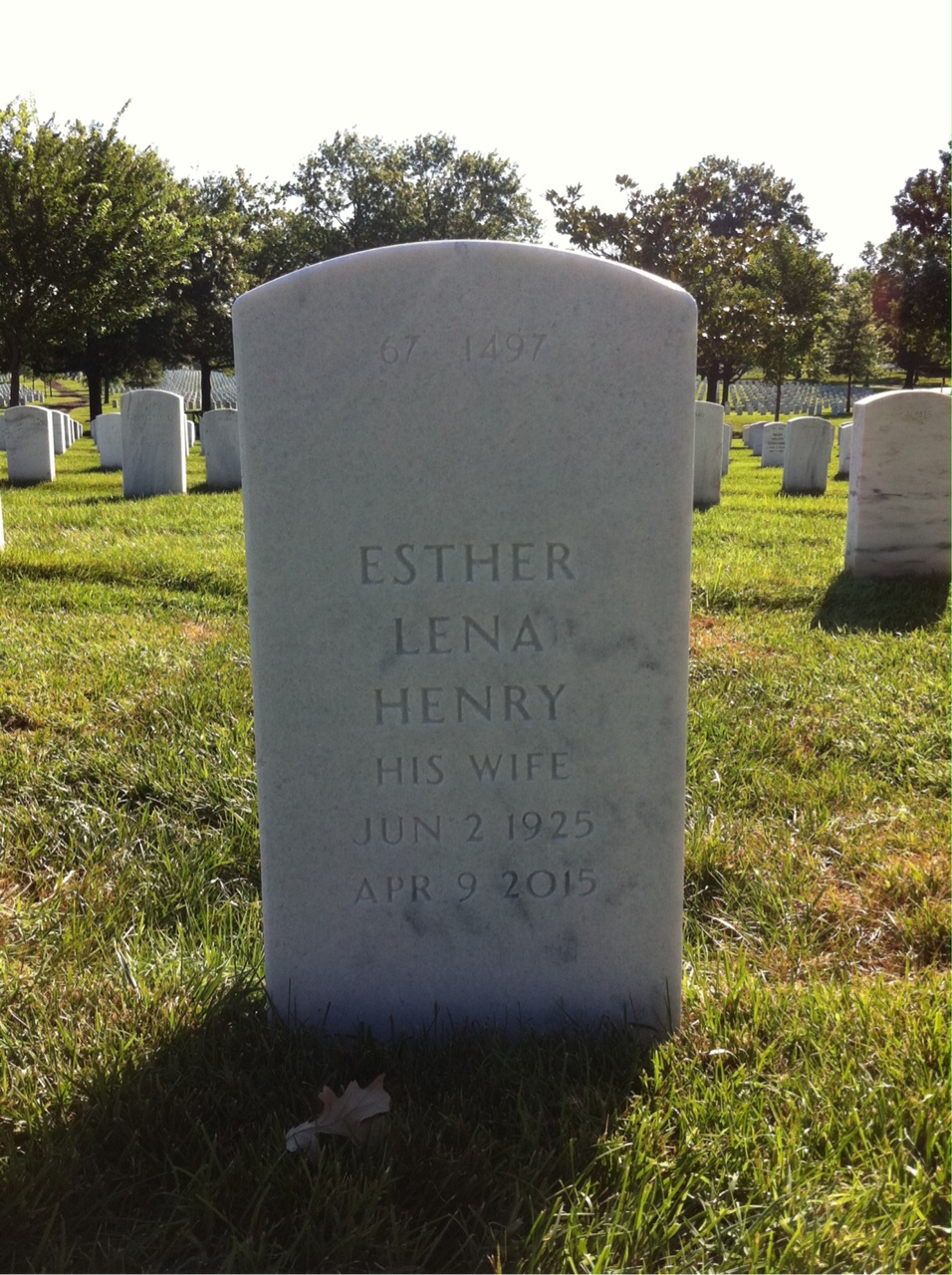 Back of headstone — Lorenzo Allen