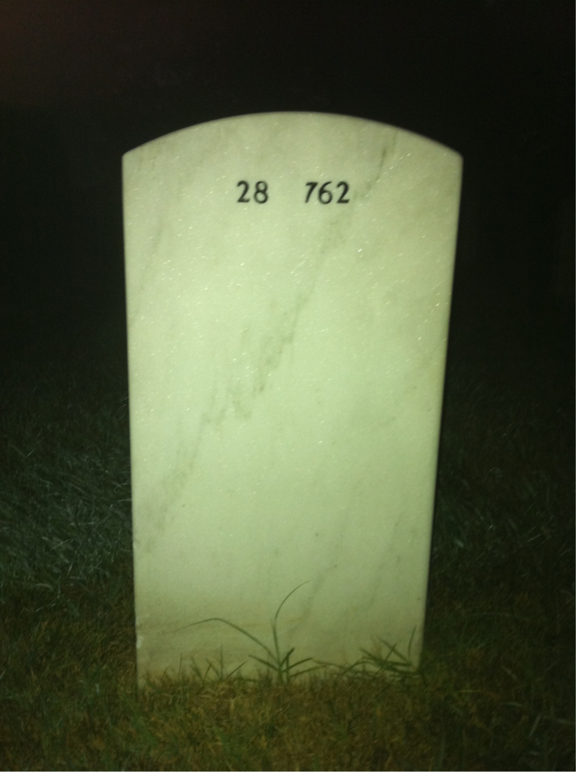 Back of headstone — Seymour Levine