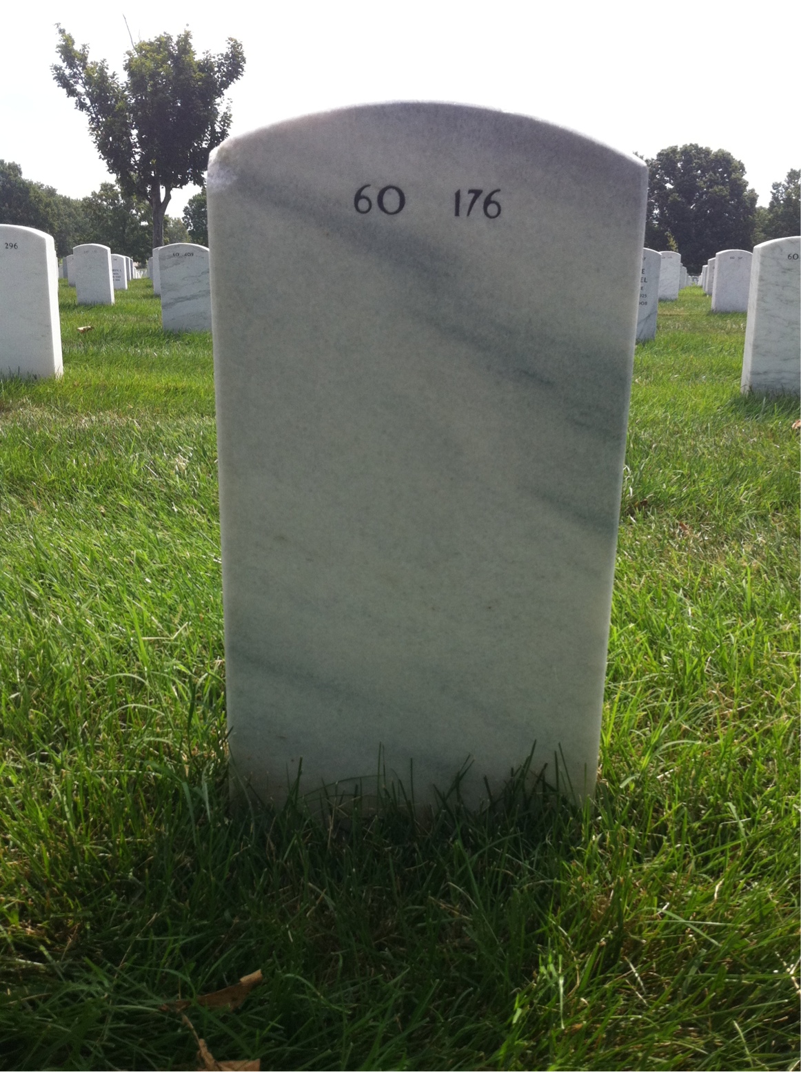 Back of headstone — Edward Clarke