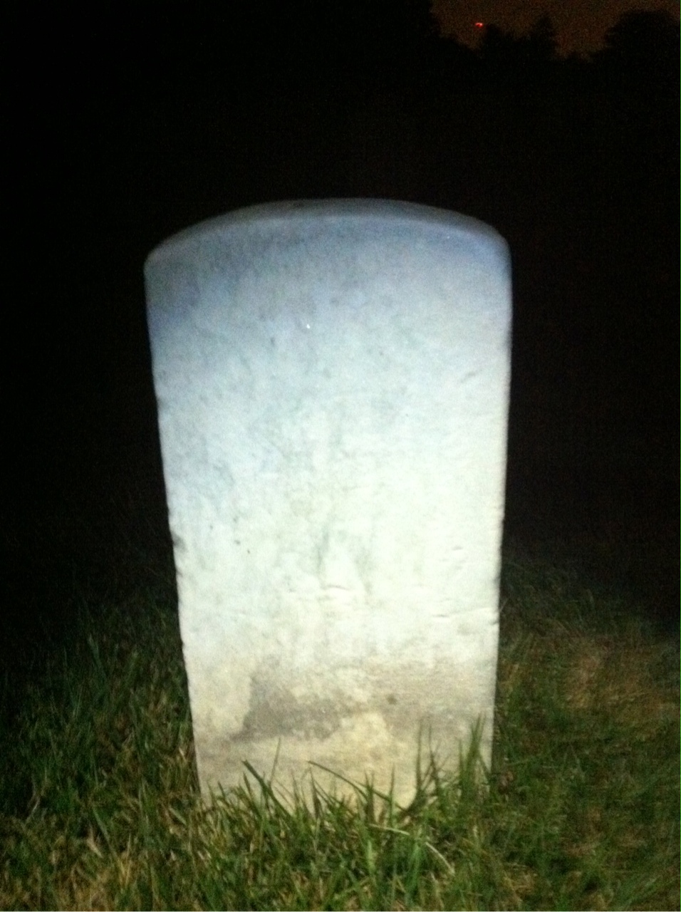 Back of headstone — William Morse