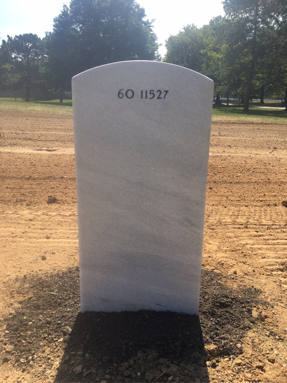 Back of headstone — Simon Lawrence Richard