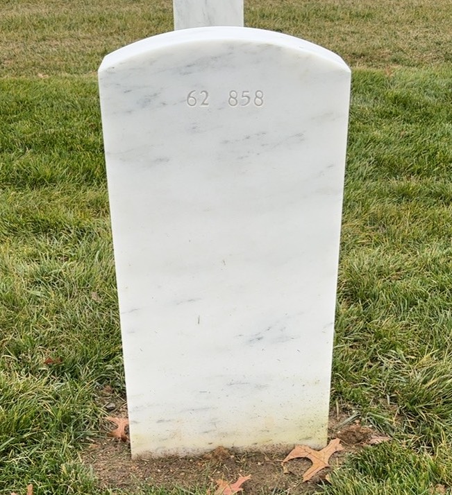 Back of headstone — Tyler Hopkins Willis