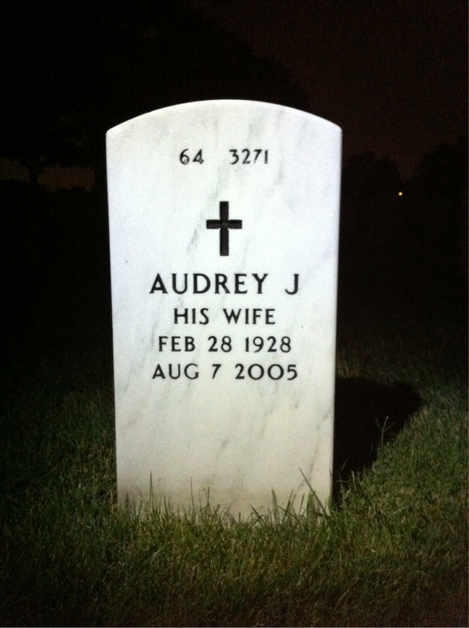 Back of headstone — John Thomas