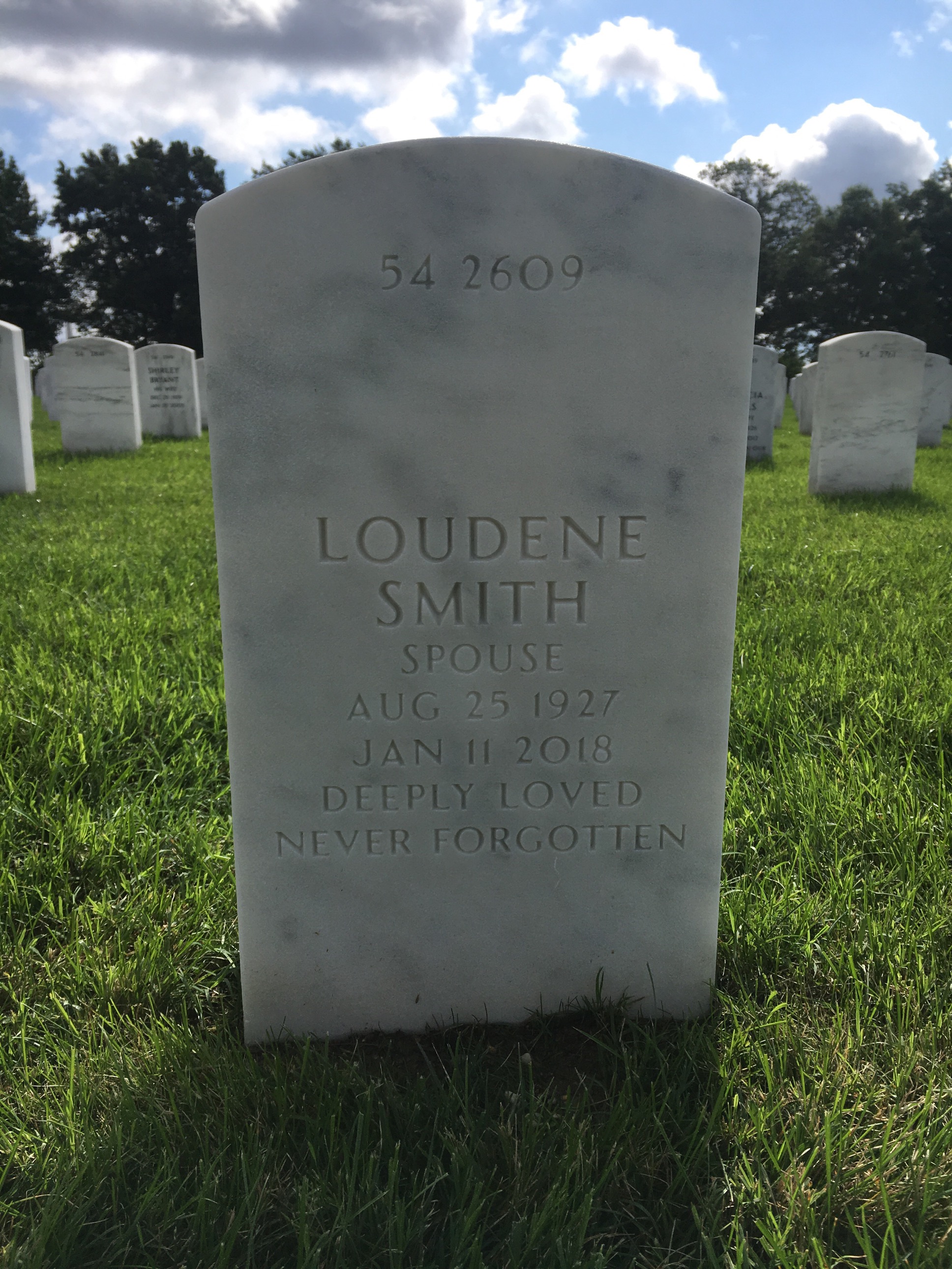 Back of headstone — Robert Bass