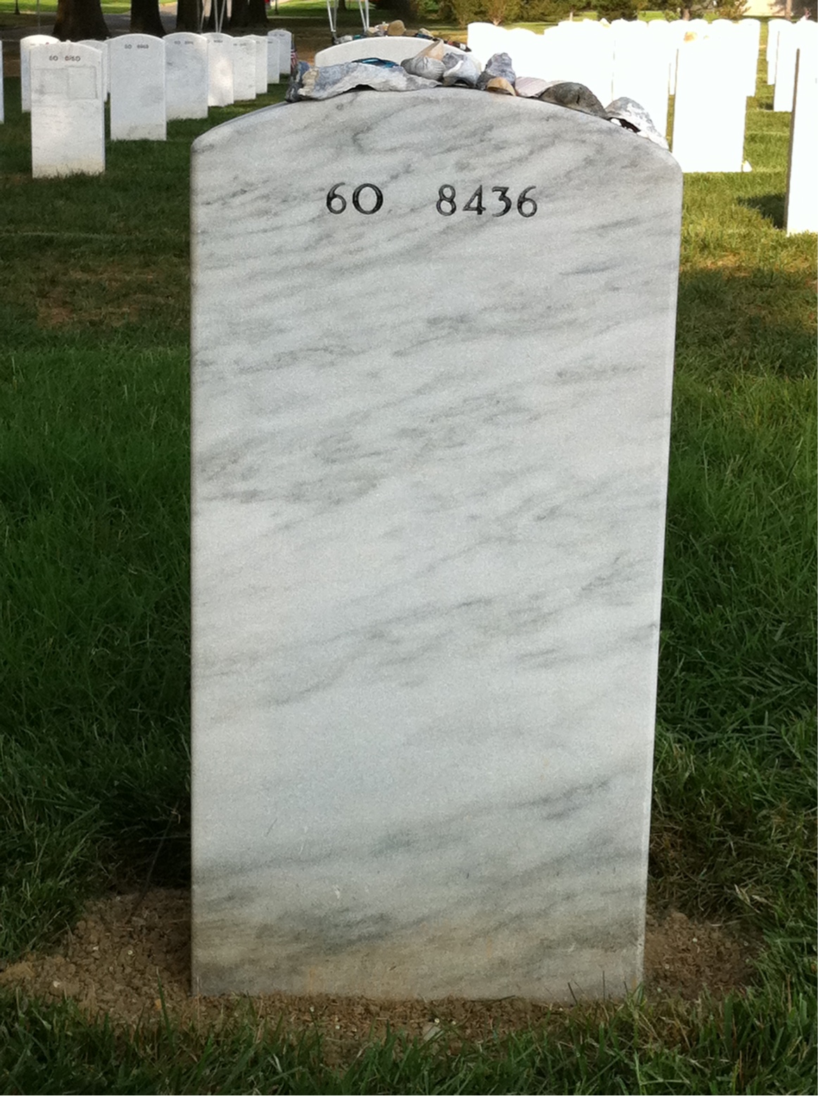 Back of headstone — Kevin Witte