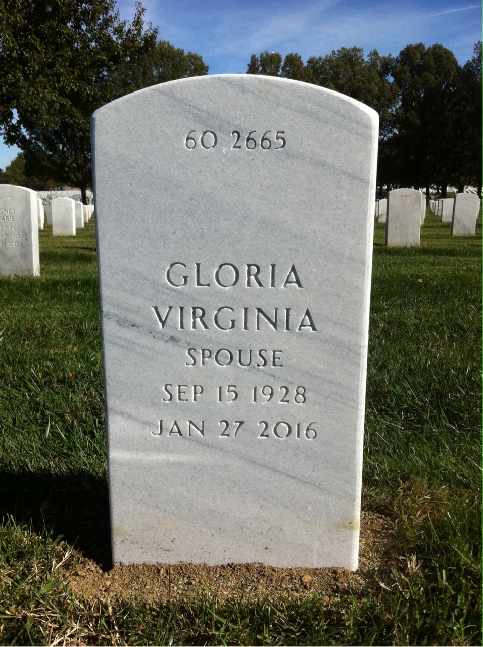 Back of headstone — James Anderson