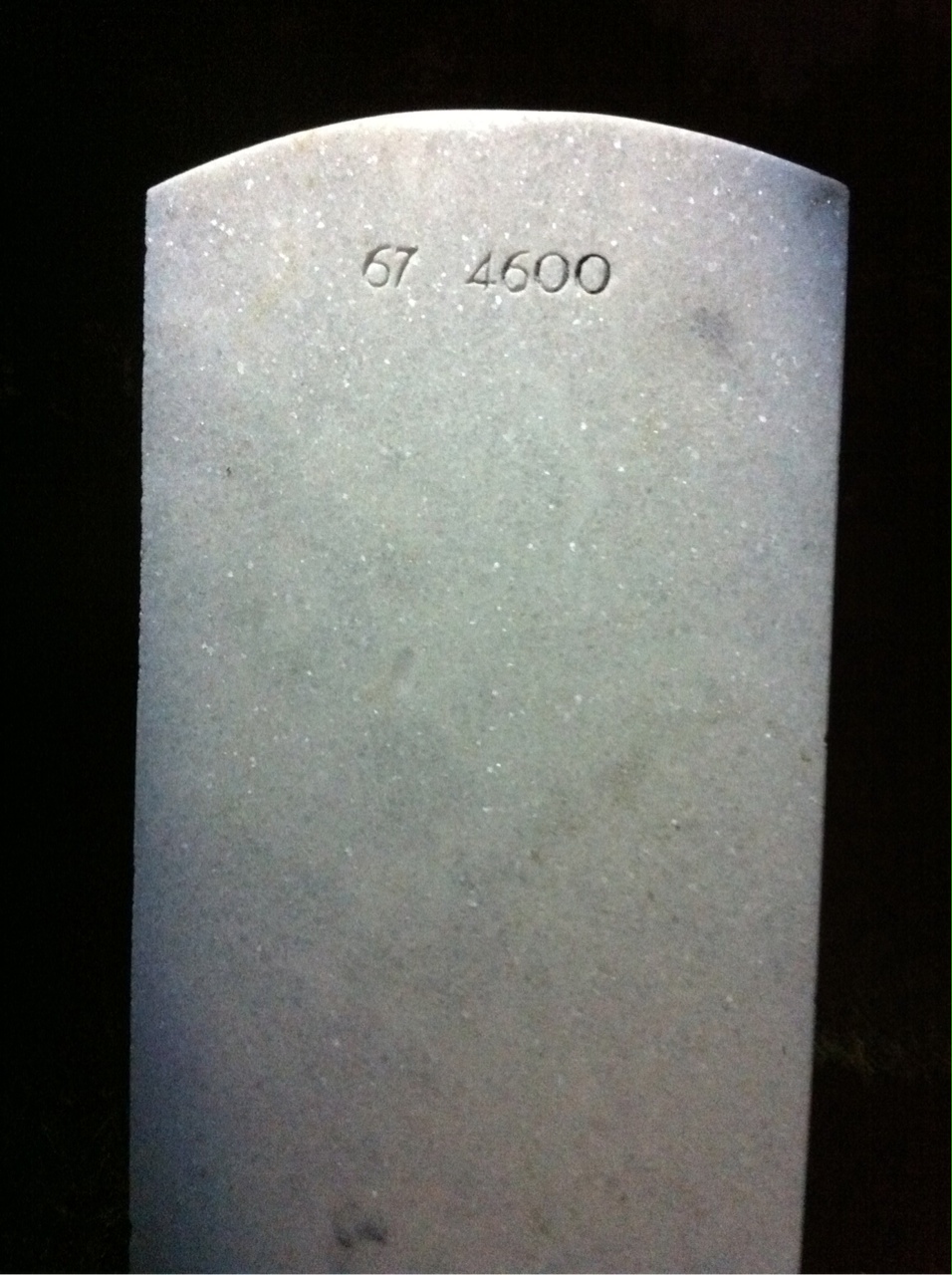 Back of headstone — Charles Myskowski