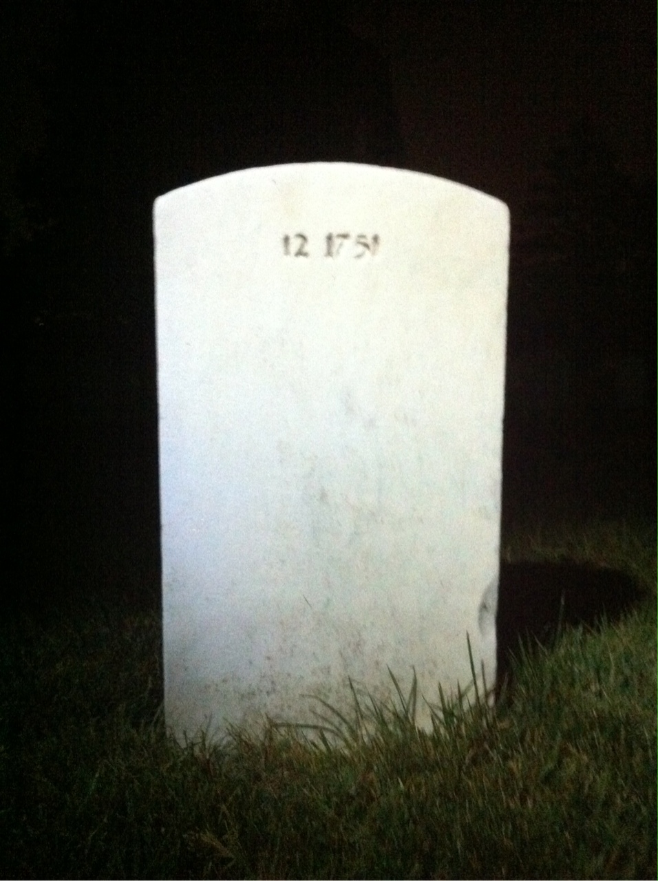 Back of headstone — Carol Conrad