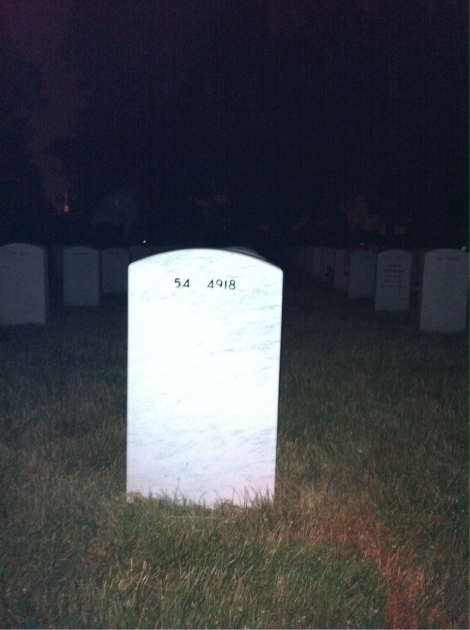 Back of headstone — Bernice Morgan