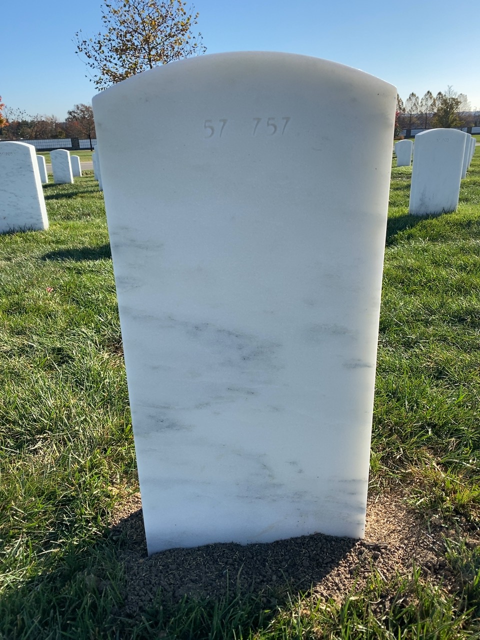 Back of headstone — Joseph Michael Purtell