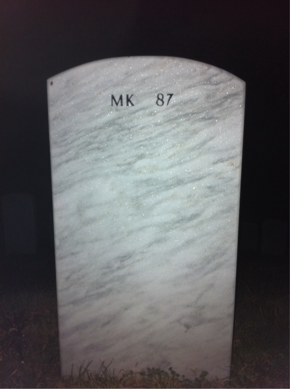 Back of headstone — William Conlon