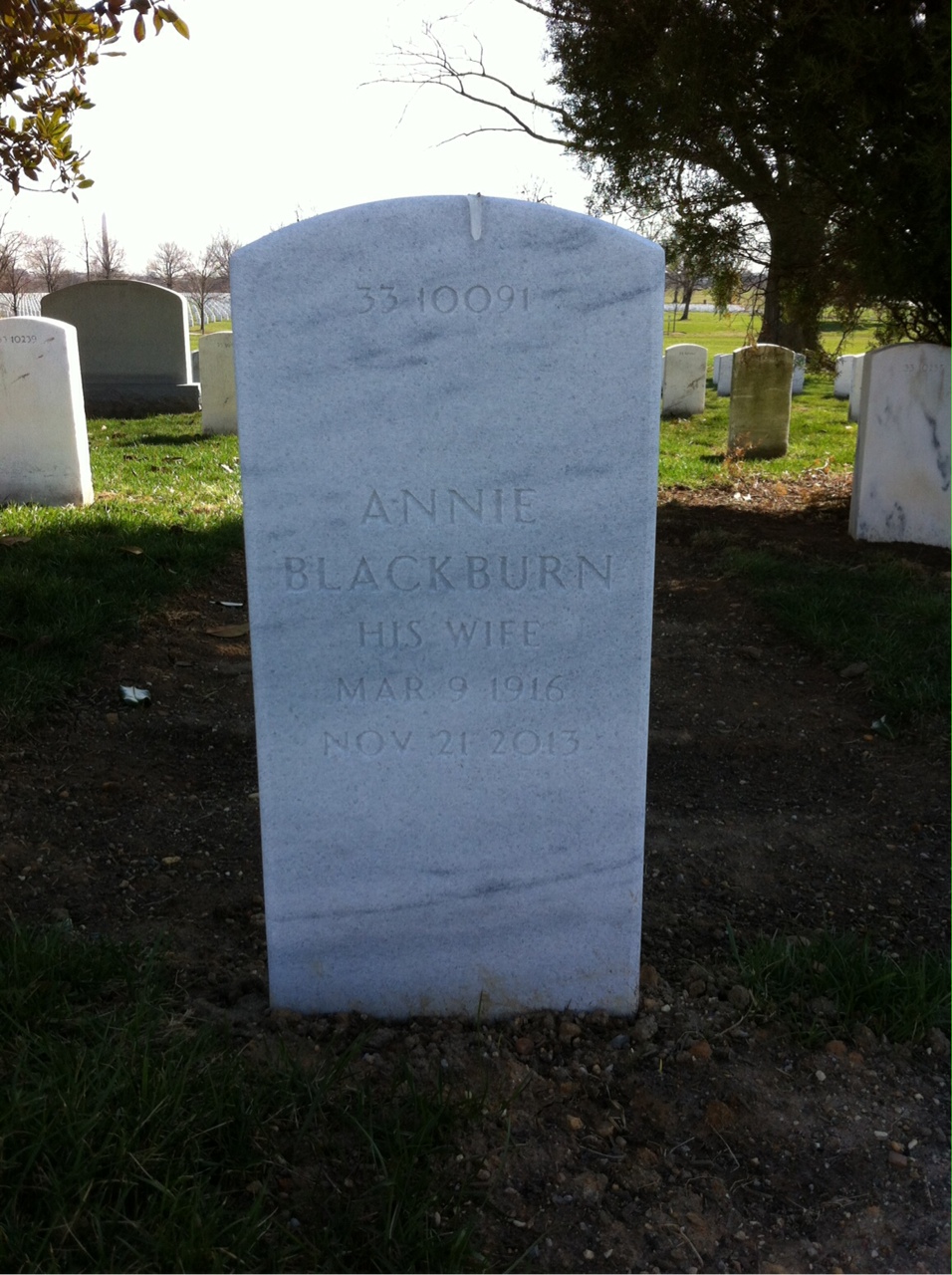 Back of headstone — William Mcpherson
