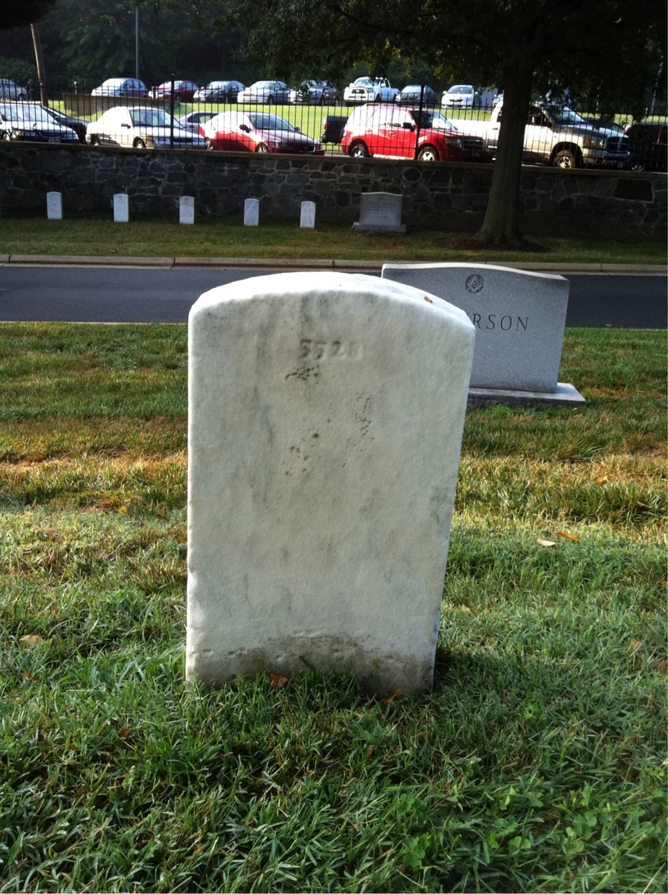 Back of headstone — William Mciver