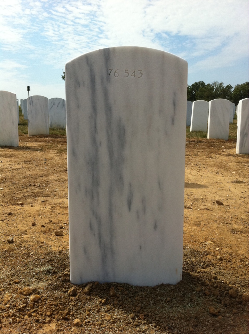 Back of headstone — Thomas Biddle