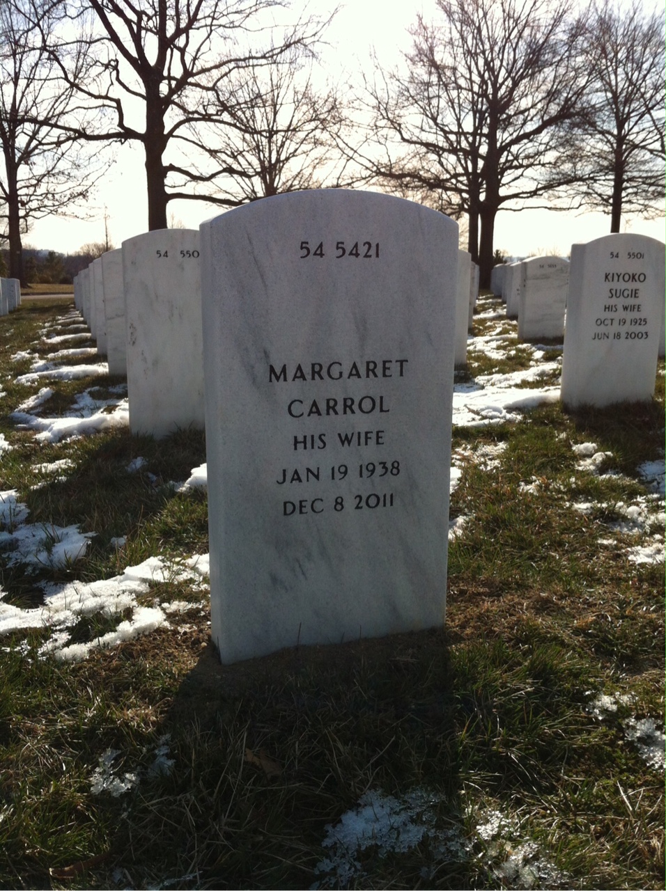 Back of headstone — Gary Eichelberger